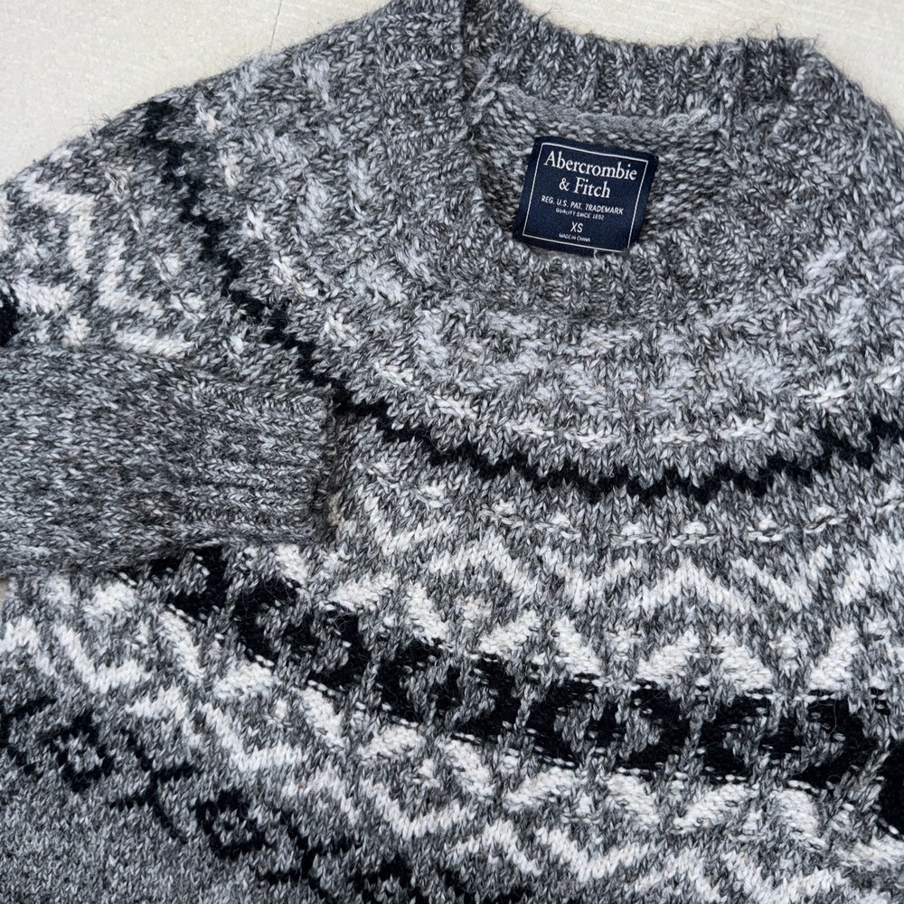 Abercrombie and Fitch Fair Isle Scandi Nordic Sweater Women's XS Ski